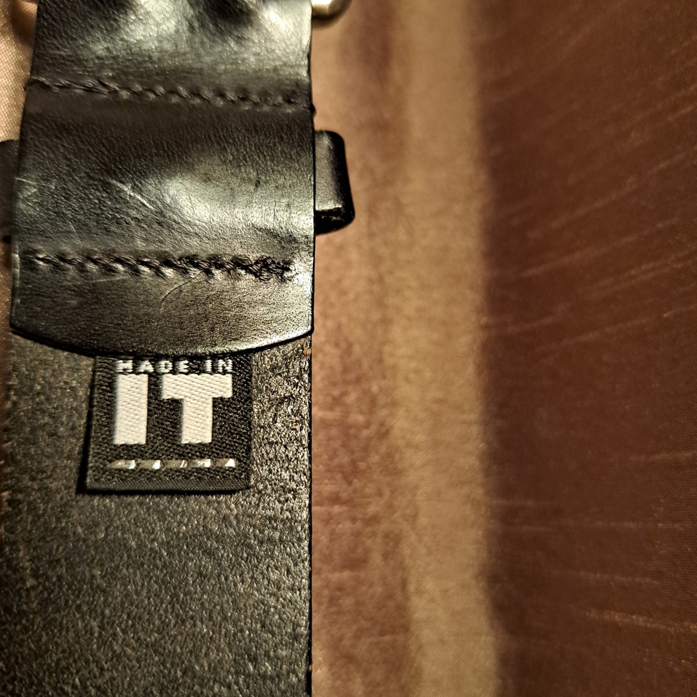 Versus Versace Black Leather Belt